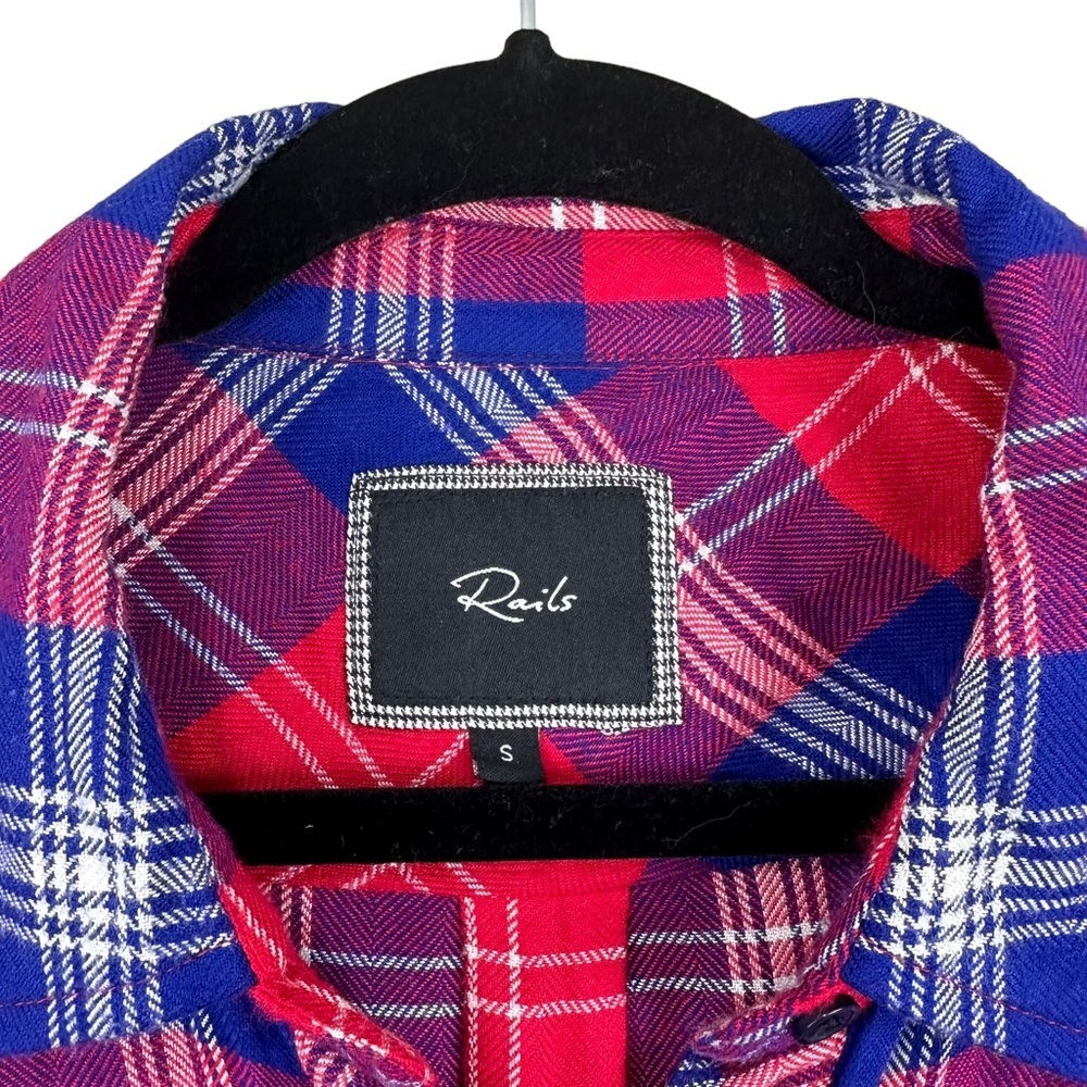 Rails Hunter Plaid Button Down In Cobalt Cherry &… - image 3